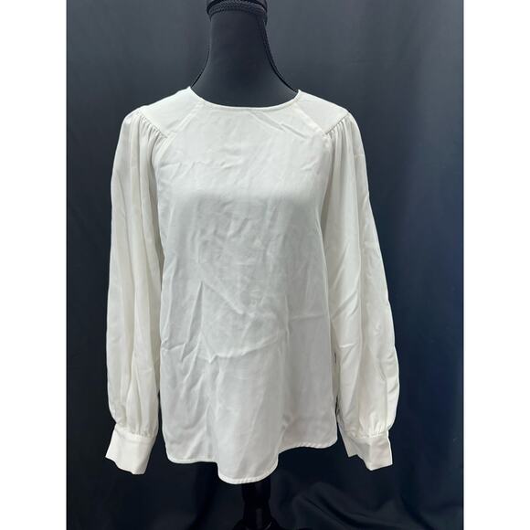 Club Monaco Whote Blouse Top XS - Picture 1 of 4